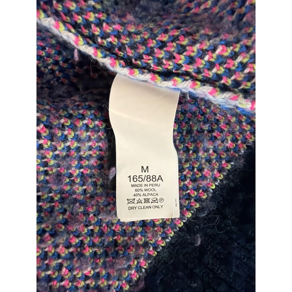 Kate Spade Blue Fair Isle Wool Alpaca Blend Crew Neck Sweater Size M - Picture 6 of 6